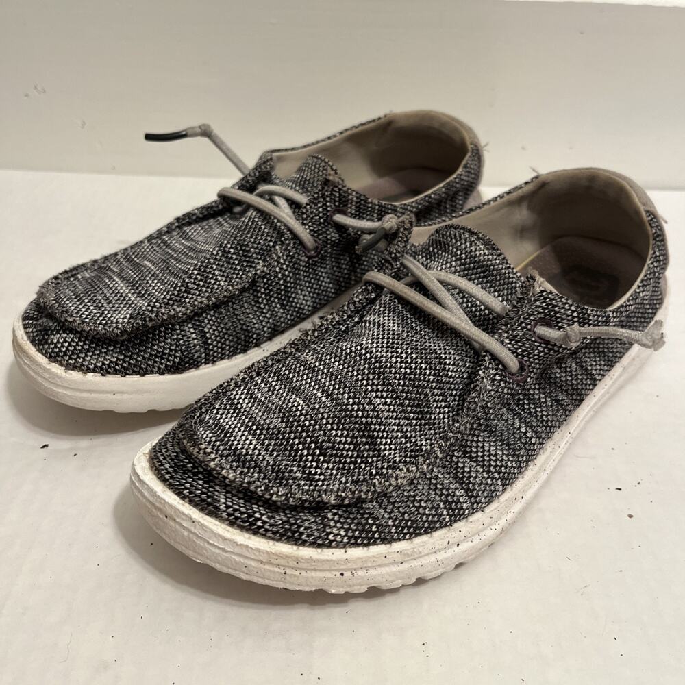Hey Dude Wendy Sox - Dark Grey - Size 6 women’s 40078-029